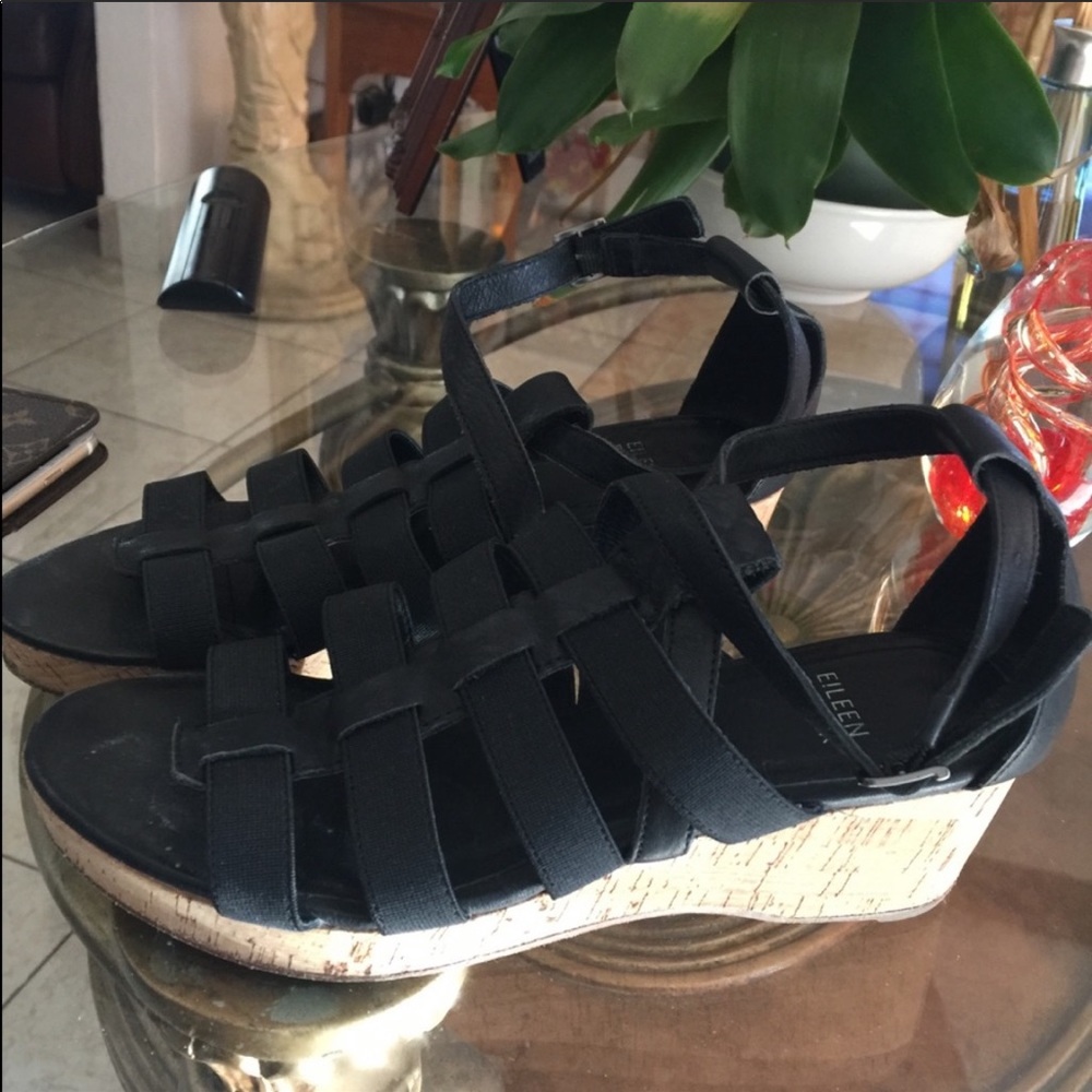 Eileen Fisher platform sandals